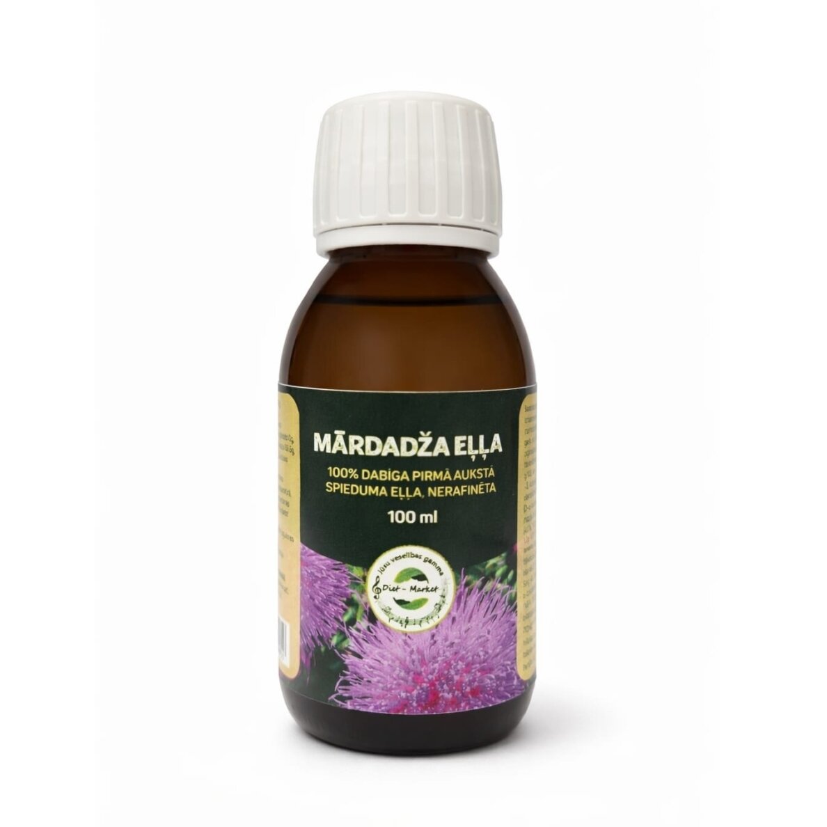 100% natūralus pirmo šalto spaudimo margainių aliejus, nerafinuotas, 100 ml