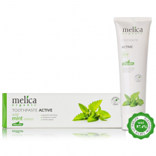 Aktyvioji dantų pasta su mėtų ekstraktu Melica Organic, 100ml