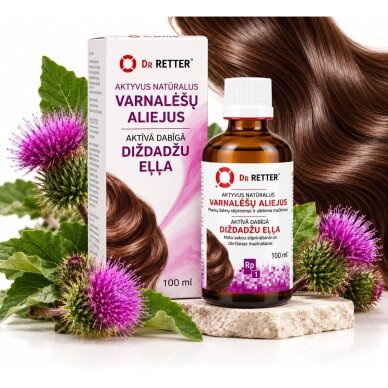 Aktyvus natūralus varnalėšų aliejus Dr Retter, 100 ml 1