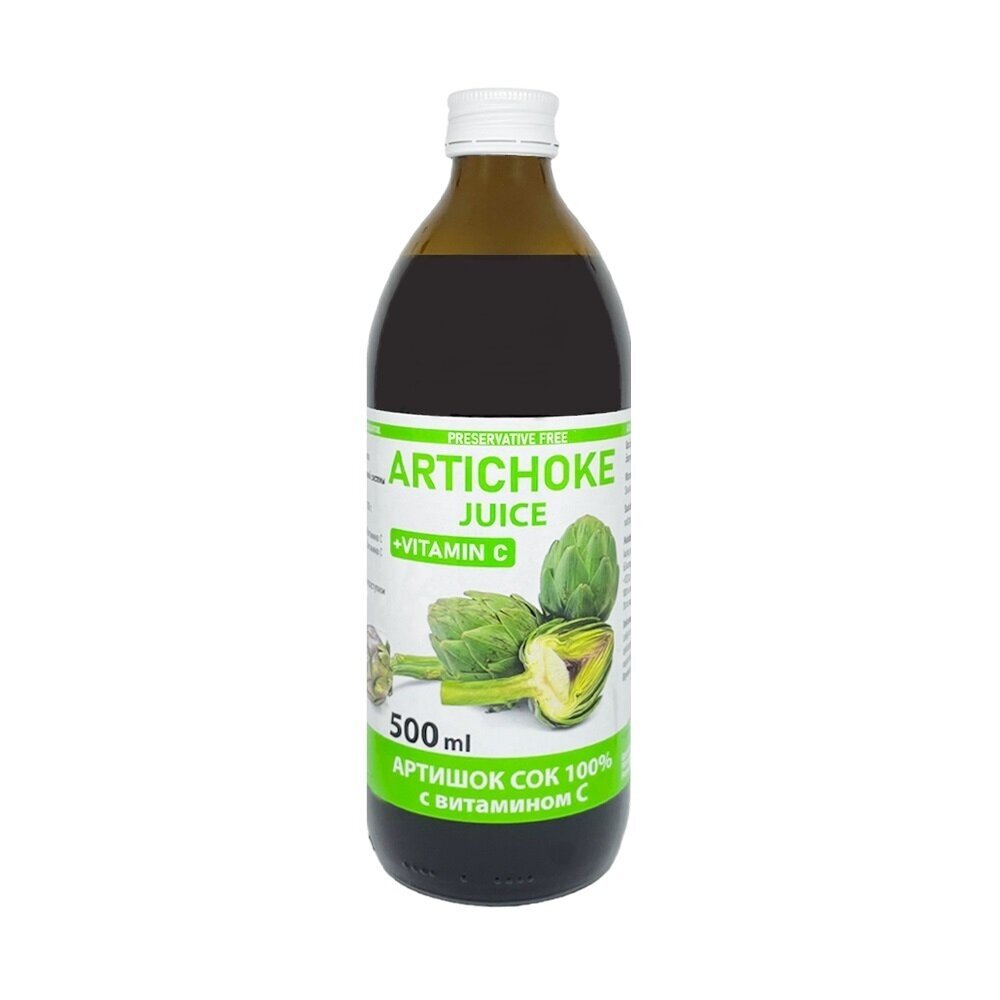 Artišokų sultys su vitaminu C, 500ml 1