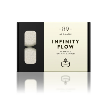 Arbatinės žvakės - Infinity flow (jazminas, kava ir vanilė), 12 vnt Arbatinės žvakės - Infinity flow (jazminas, kava ir vanilė), 12 vnt