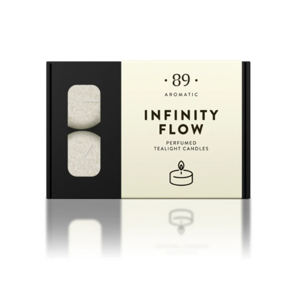 Arbatinės žvakės - Infinity flow (jazminas, kava ir vanilė), 12 vnt Arbatinės žvakės - Infinity flow (jazminas, kava ir vanilė), 12 vnt