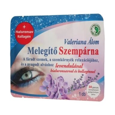 Atpalaiduojanti, šildanti akių pagalvėlė "Valeriana's dream" su kolagenu ir hialurono rūgštimi, 1 vnt. Atpalaiduojanti, šildanti akių pagalvėlė "Valeriana's dream" su kolagenu ir hialurono rūgštimi, 1 vnt.