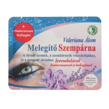 Atpalaiduojanti, šildanti akių pagalvėlė "Valeriana's dream" su kolagenu ir hialurono rūgštimi, 1 vnt. Atpalaiduojanti, šildanti akių pagalvėlė "Valeriana's dream" su kolagenu ir hialurono rūgštimi, 1 vnt.