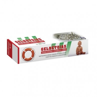 Kūno kremas su sidabro koloidais ir pieno lipidais Gelbėtojas®, 50g. 1 Kūno kremas su sidabro koloidais ir pieno lipidais Gelbėtojas®, 50g. 1