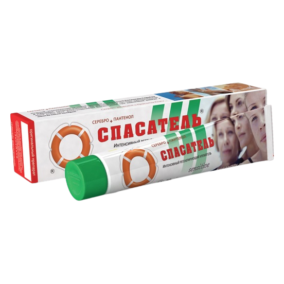Atstatomasis kosmetinis kremo gelis su sidabro koloidais ir pantenoliu Gelbėtojas®, 50g. Atstatomasis kosmetinis kremo gelis su sidabro koloidais ir pantenoliu Gelbėtojas®, 50g.