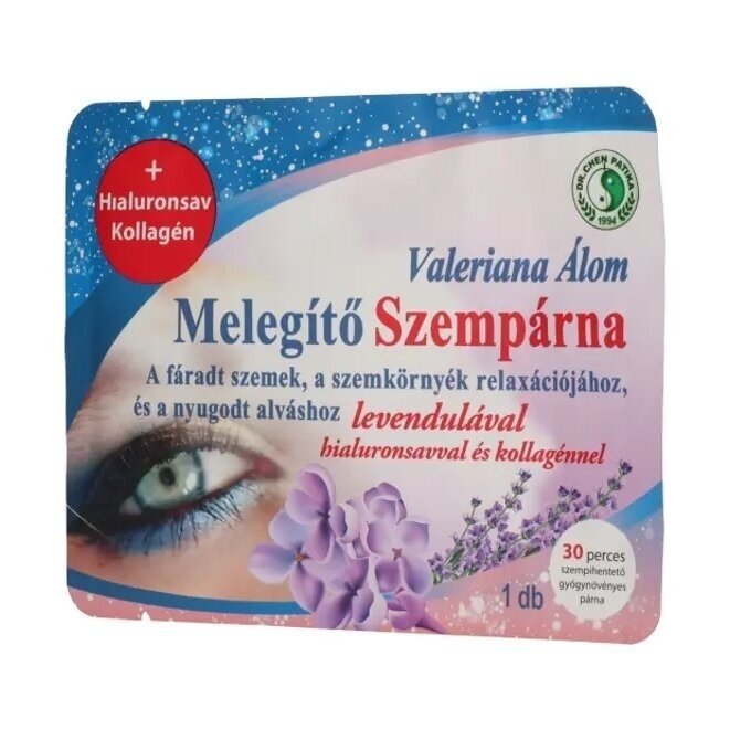 Atpalaiduojanti, šildanti akių pagalvėlė "Valeriana's dream" su kolagenu ir hialurono rūgštimi, 1 vnt.