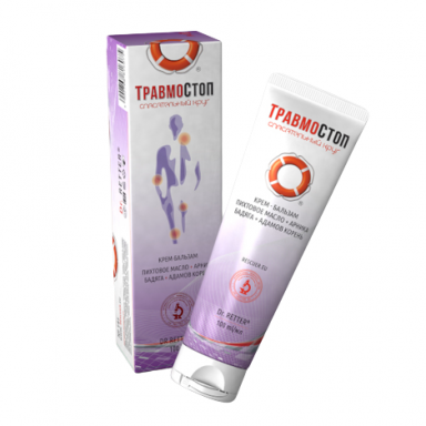 Kremas-balzamas kūnui TravmoStop Gelbėjimo ratas®, 100 ml. Kremas-balzamas kūnui TravmoStop Gelbėjimo ratas®, 100 ml.