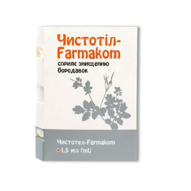 Čistotel - Farmakom kosmetinis skystis 1.5ml Čistotel - Farmakom kosmetinis skystis 1.5ml