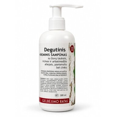 Degutinis kreminis šampūnas Gelbėjimo ratas®, 300ml