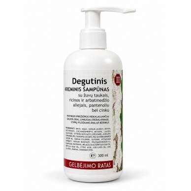 Degutinis kreminis šampūnas Gelbėjimo ratas®, 300ml Degutinis kreminis šampūnas Gelbėjimo ratas®, 300ml