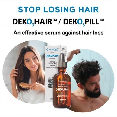 DekoHair™ priemonė nuo plaukų slinkimo, 60 ml. 2