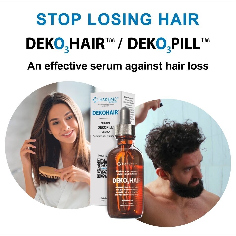 DekoHair™ priemonė nuo plaukų slinkimo, 60 ml. 2