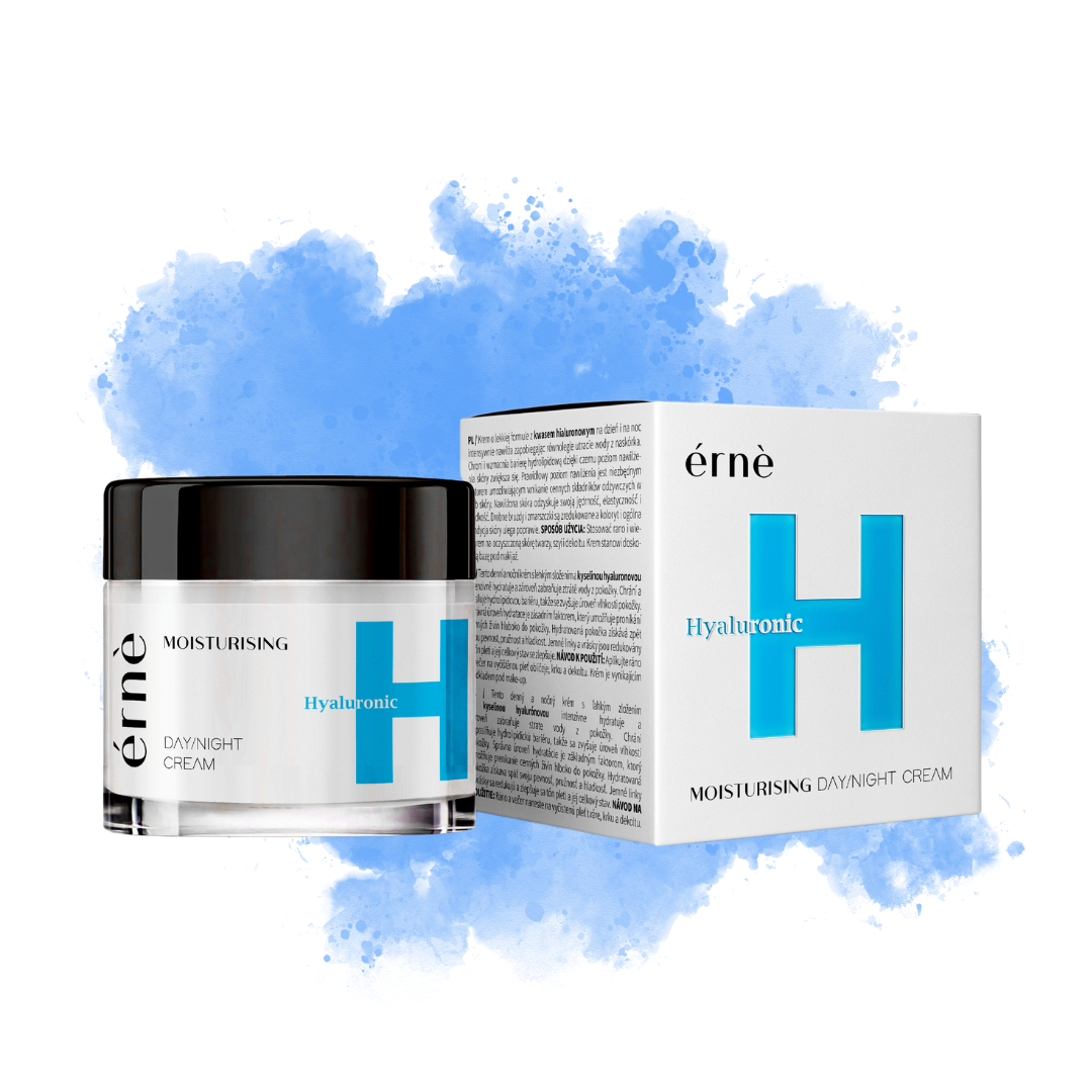 Drėkinamasis veido kremas ERNE su hialurono rūgštimi, 50ml 1 Drėkinamasis veido kremas ERNE su hialurono rūgštimi, 50ml 1