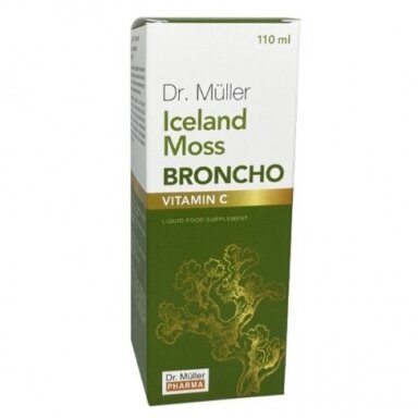 Dr. Müller Islandinė kerpena su Vitaminu C BRONCHO, 110ml Dr. Müller Islandinė kerpena su Vitaminu C BRONCHO, 110ml