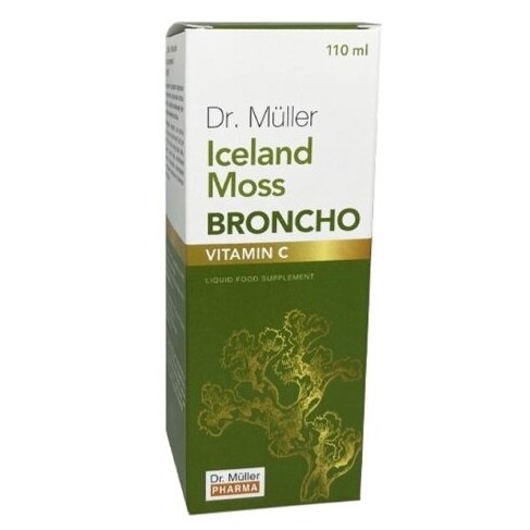 Dr. Müller Islandinė kerpena su Vitaminu C BRONCHO, 110ml Dr. Müller Islandinė kerpena su Vitaminu C BRONCHO, 110ml
