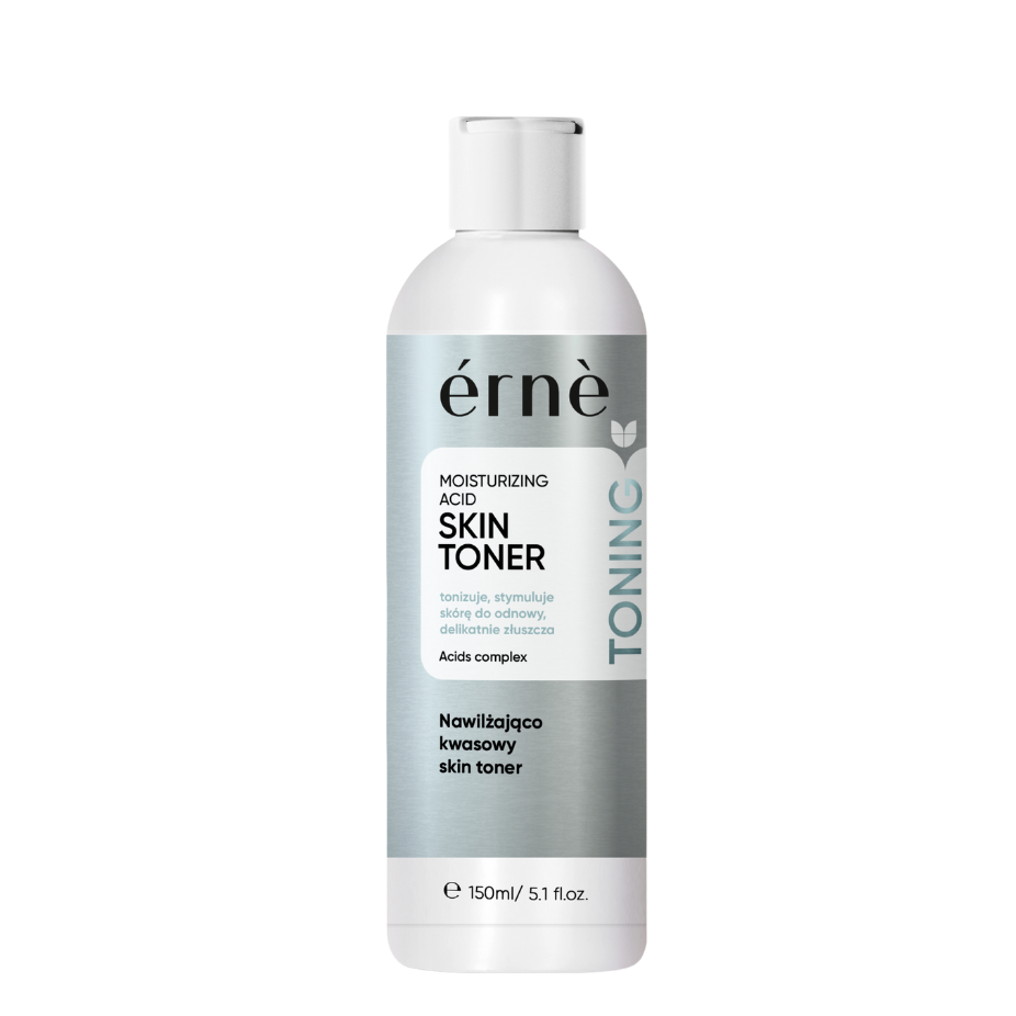 Drėkinamasis rūgštinis veido odos tonikas ERNE, 150 ml. Drėkinamasis rūgštinis veido odos tonikas ERNE, 150 ml.