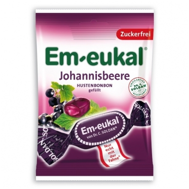 Em-eukal® SERBENTŲ skonio pastilės su vitaminu C ir saldikliais