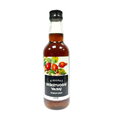 Erškėtuogių vaisių sirupas, 250ml Erškėtuogių vaisių sirupas, 250ml