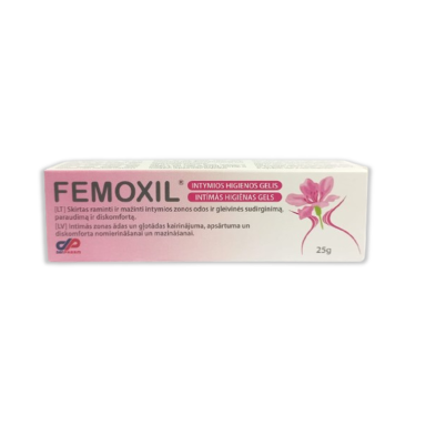 Femoxil intymios higienos gelis, 25g Femoxil intymios higienos gelis, 25g