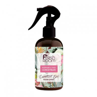 Fresh Room Purškiamas oro gaiviklis CONCENTRATE, Rozmarinas ir Šalavijas, 400 ml. Fresh Room Purškiamas oro gaiviklis CONCENTRATE, Rozmarinas ir Šalavijas, 400 ml.