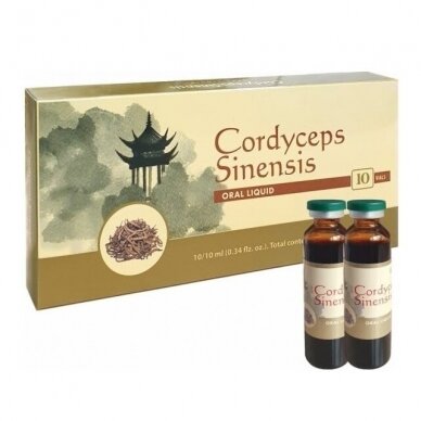 Kininis Kordicepsas, 10ml x 10 buteliukų Kininis Kordicepsas, 10ml x 10 buteliukų