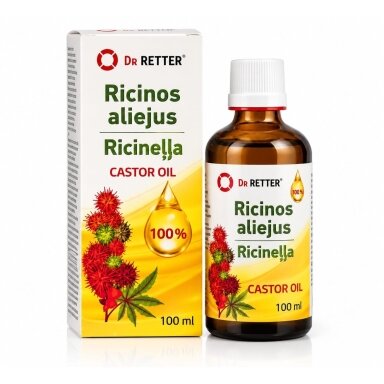Kosmetinis RICINOS aliejus (Castor oil), 100ml Kosmetinis RICINOS aliejus (Castor oil), 100ml