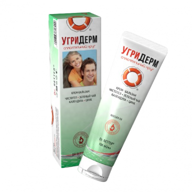Kremas-balzamas į aknę linkusios odos priežiūrai Ugriderm Gelbėjimo ratas®, 100 ml. Kremas-balzamas į aknę linkusios odos priežiūrai Ugriderm Gelbėjimo ratas®, 100 ml.