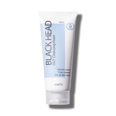 Kreminis putojantis prausiklis valantis inkštirus Black Head MedB, 180ml