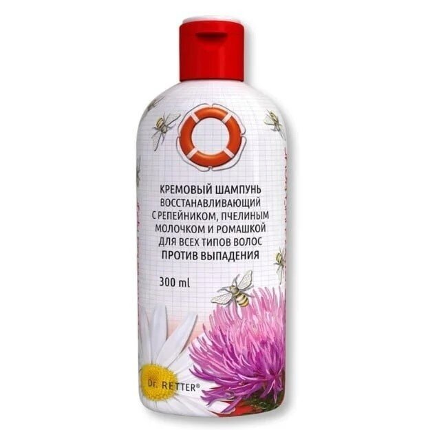 Kreminis atstatantis šampūnas nuo plaukų slinkimo, Gelbėjimo ratas®, 300ml