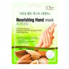 Maitinamoji rankų kaukė - pirštinės El‘Skin "Migdolai", 1 pora