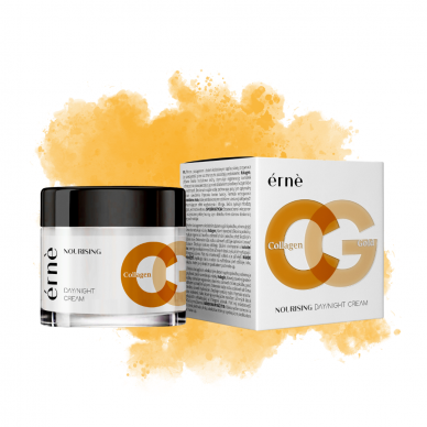 Maitinamasis veido kremas ERNE su kolagenu ir auksu, 50ml 1