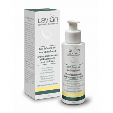 Minkštinamasis ir maitinamasis pėdų kremas Lavilin TOP, 100ml Minkštinamasis ir maitinamasis pėdų kremas Lavilin TOP, 100ml