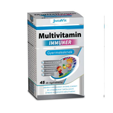 Multivitaminai imunitetui vaikams Jutavit su laktobacilomis, 45 tabletės Multivitaminai imunitetui vaikams Jutavit su laktobacilomis, 45 tabletės