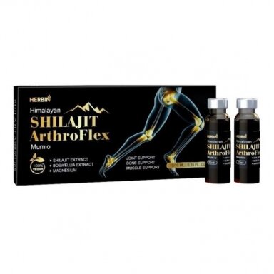 Mumio (Shilajit) ArthroFlex, 10ml x 10vnt. Mumio (Shilajit) ArthroFlex, 10ml x 10vnt.
