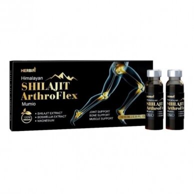 Mumio (Shilajit) ArthroFlex, 10ml x 10vnt. Mumio (Shilajit) ArthroFlex, 10ml x 10vnt.