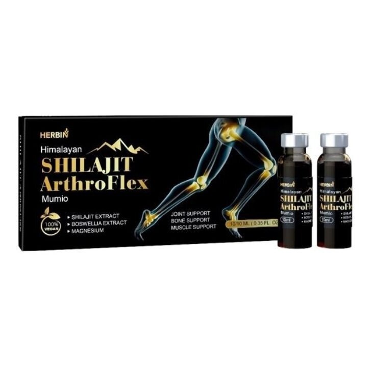 Mumio (Shilajit) ArthroFlex, 10ml x 10vnt. Mumio (Shilajit) ArthroFlex, 10ml x 10vnt.