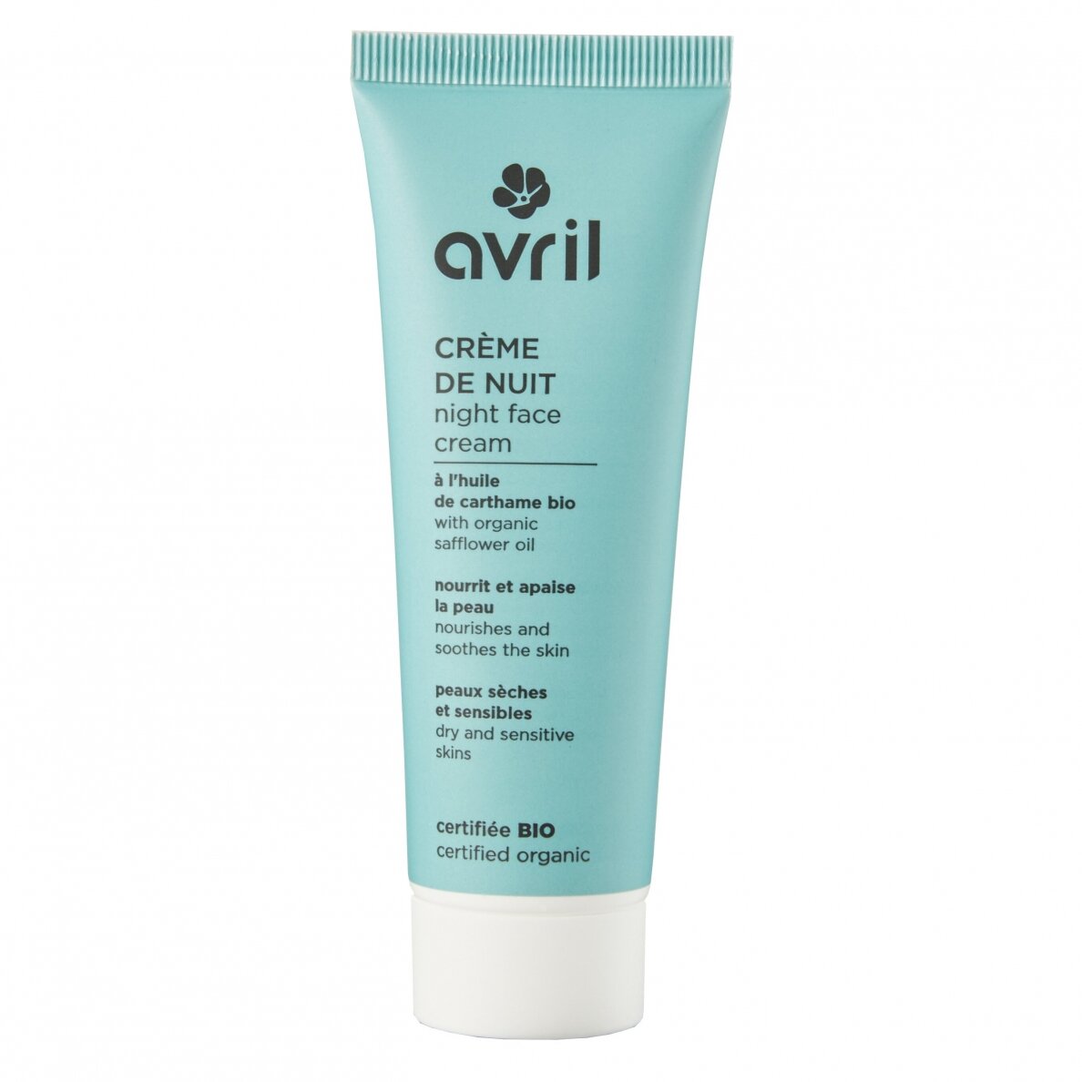 Naktinis veido kremas sausai ir jautriai odai Avril, 50ml Naktinis veido kremas sausai ir jautriai odai Avril, 50ml