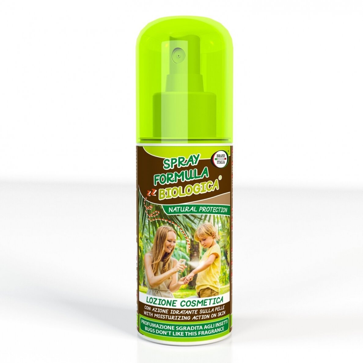 Natūralus purškiklis nuo vabzdžių visai šeimai Brand Italia, Biologica, 100ml