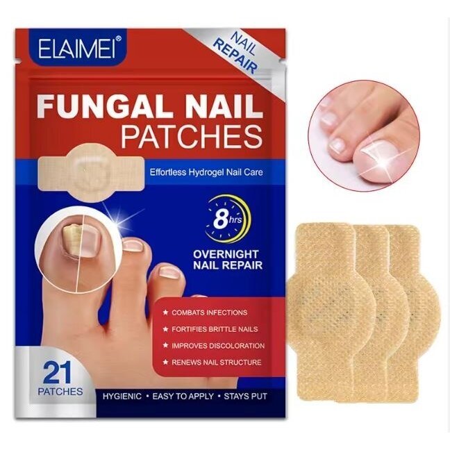 Nagų pleistrai Fungal Nail Patches Elaimei, 21 pleistras 1 Nagų pleistrai Fungal Nail Patches Elaimei, 21 pleistras 1