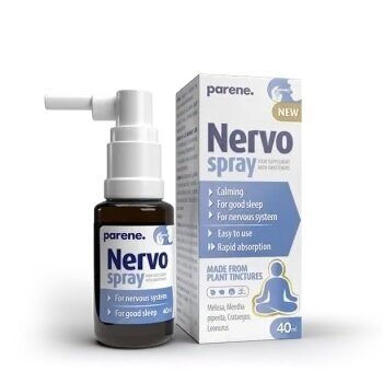 Nervo spray, maisto papildas su saldikliais, 40 ml Nervo spray, maisto papildas su saldikliais, 40 ml