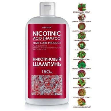 Nikotino rūgšties šampūnas Vitateka, 150 ml 1