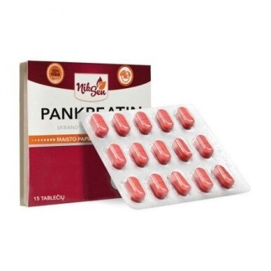 Pankreatin 200mg, 15 tablečių 1