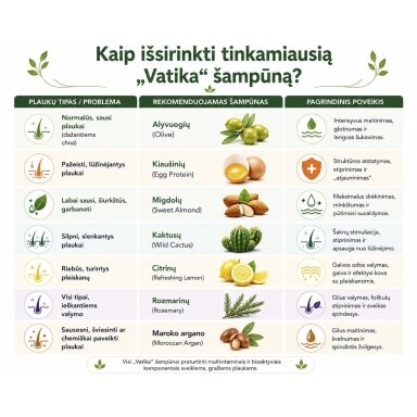 Plaukų šampūnas Vatika Virgin Olive, 400 ml