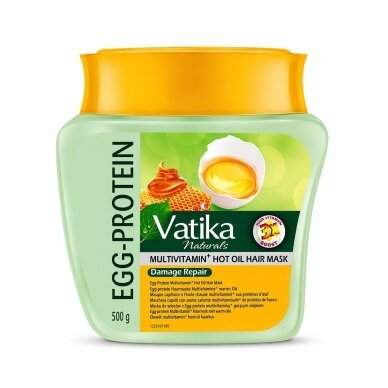 Plaukų kaukė Vatika Egg-Protein, 500 g. Plaukų kaukė Vatika Egg-Protein, 500 g.