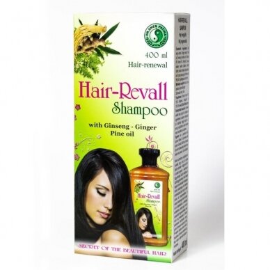Plaukų šampūnas Hair-Revall su ženšenio ekstraktu, 400 ml Plaukų šampūnas Hair-Revall su ženšenio ekstraktu, 400 ml
