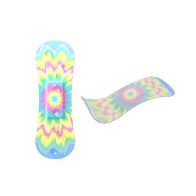Pleistrai Wild Stripes Waterproof Secure Rainbow, 20 vnt 3 Pleistrai Wild Stripes Waterproof Secure Rainbow, 20 vnt 3