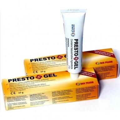 PrestoGel gelis 25g (nuo hemorojaus)