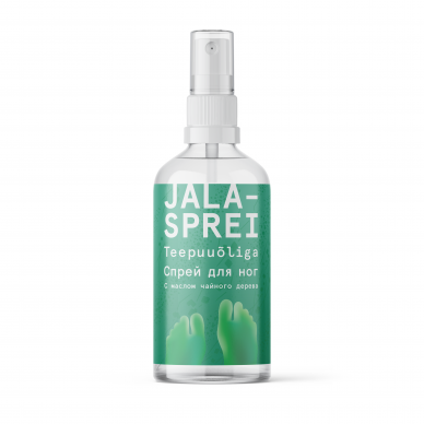 Purškalas kojoms su arbatmedžio aliejumi, 100ml Purškalas kojoms su arbatmedžio aliejumi, 100ml