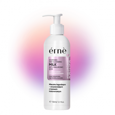 Raminamasis, valomasis pienelis su hialurono rūgštimi ERNE, 150 ml. 1 Raminamasis, valomasis pienelis su hialurono rūgštimi ERNE, 150 ml. 1